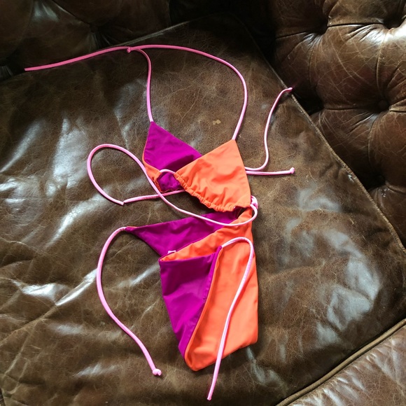 VS bikini set triangle strings reversible medium - Picture 4 of 6